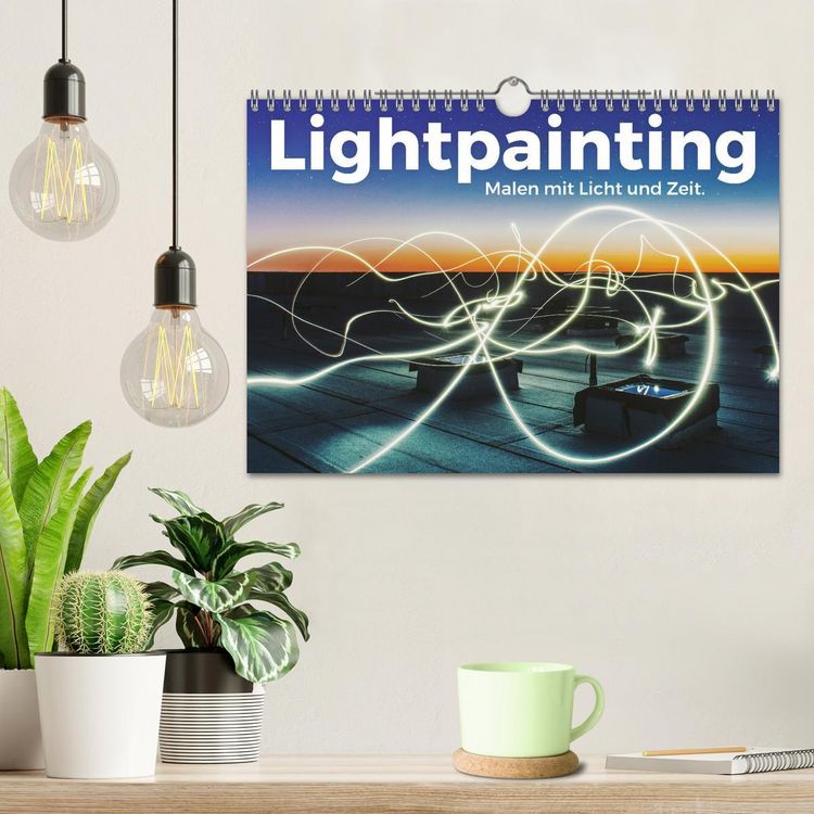 Produktbild: Lightpainting - Malen mit Licht und Zeit (Wandkalender 2026 DIN A4 quer), CALVENDO Monatskalender