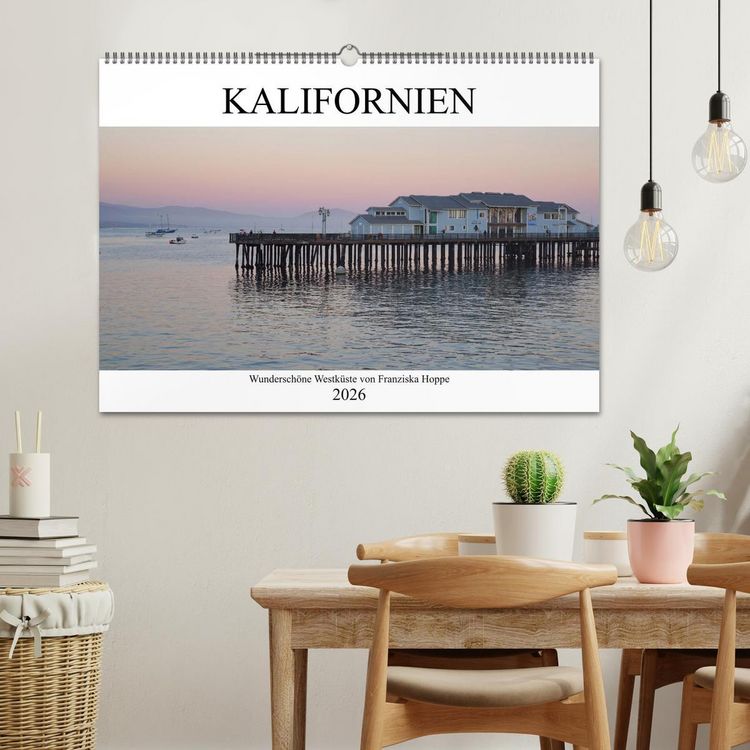 Produktbild: Kalifornien - wundersch&ouml;ne Westk&uuml;ste (Wandkalender 2026 DIN A2 quer), CALVENDO Monatskalender