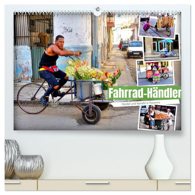 Produktbild: Fahrrad-H&auml;ndler - Handel und Wandel in Havanna (hochwertiger Premium Wandkalender 2026 DIN A2 quer), Kunstdruck in Hochglanz
