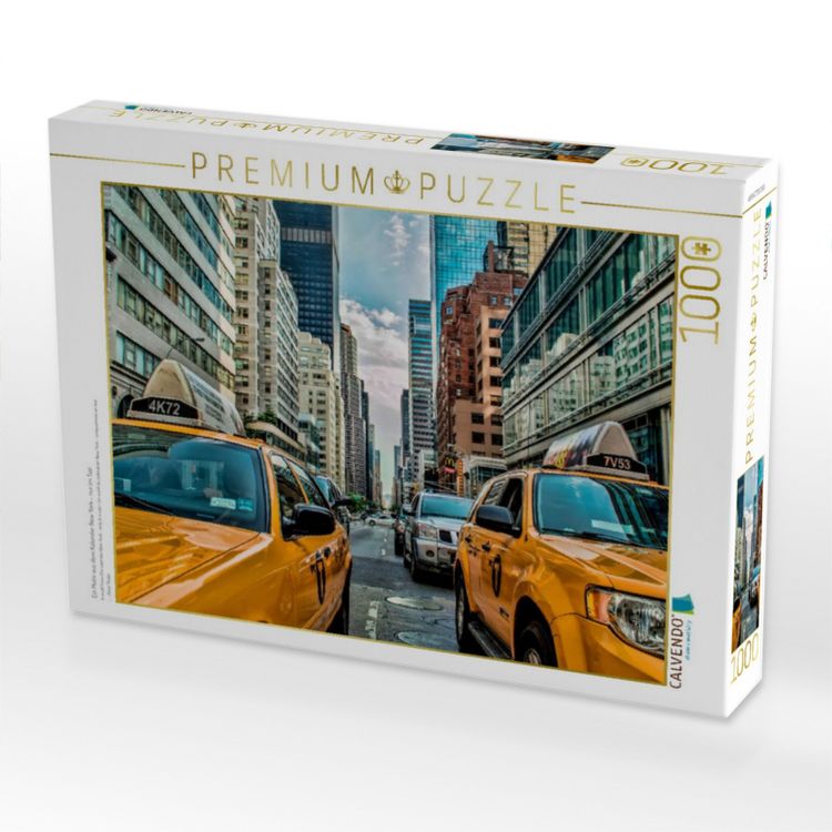 Produktbild: CALVENDO Puzzle Ein Motiv aus dem Kalender New York - nur im Taxi | 1000 Teile Lege-Gr&ouml;&szlig;e 64x48cm Foto-Puzzle f&uuml;r gl&uuml;ckliche Stunden