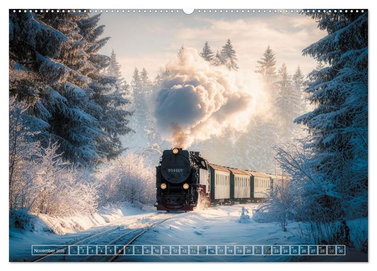 Produktbild: Stahlgiganten unter Dampf (hochwertiger Premium Wandkalender 2026 DIN A2 quer), Kunstdruck in Hochglanz