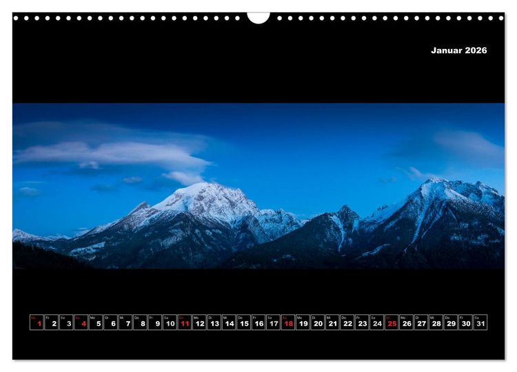 Produktbild: Weitblicke - Panoramen (Wandkalender 2026 DIN A3 quer), CALVENDO Monatskalender
