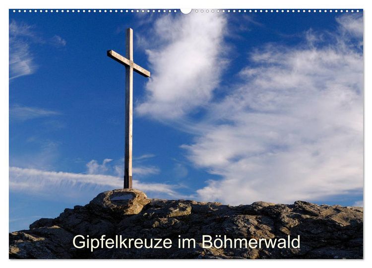 Produktbild: Gipfelkreuze im B&ouml;hmerwald (Wandkalender 2026 DIN A2 quer), CALVENDO Monatskalender