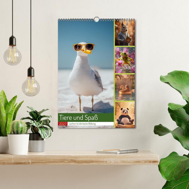 Produktbild: Tiere und Spa&szlig; (Wandkalender 2027 DIN A3 hoch), CALVENDO Monatskalender
