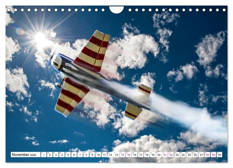 Produktbild: Modellflug in Szene gesetzt (Wandkalender 2026 DIN A4 quer), CALVENDO Monatskalender