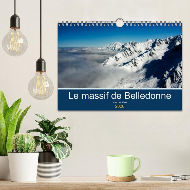 Produktbild: Le massif de Belledonne, vues sur les Alpes (Calendrier mural 2026 DIN A4 vertical), CALVENDO calendrier mensuel