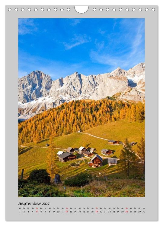 Produktbild: Der Hohe Dachstein (Wandkalender 2027 DIN A4 hoch), CALVENDO Monatskalender