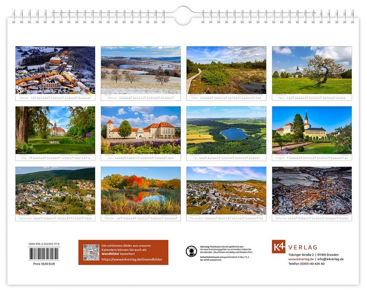 Produktbild: Kalender Osterzgebirge 2027