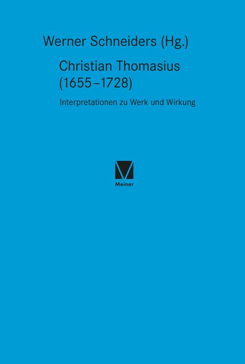 Produktbild: Christian Thomasius (1655&ndash;1728)