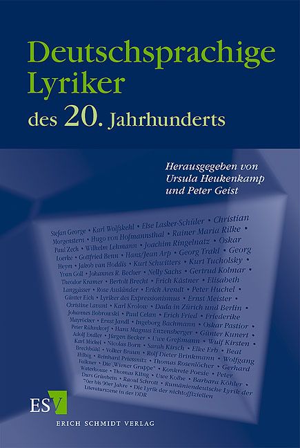 Produktbild: Deutschsprachige Lyriker des 20. Jahrhunderts