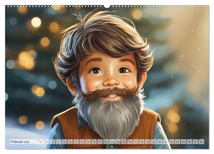 Produktbild: Mumpitz f&uuml;r Schlauf&uuml;chse (hochwertiger Premium Wandkalender 2026 DIN A2 quer), Kunstdruck in Hochglanz
