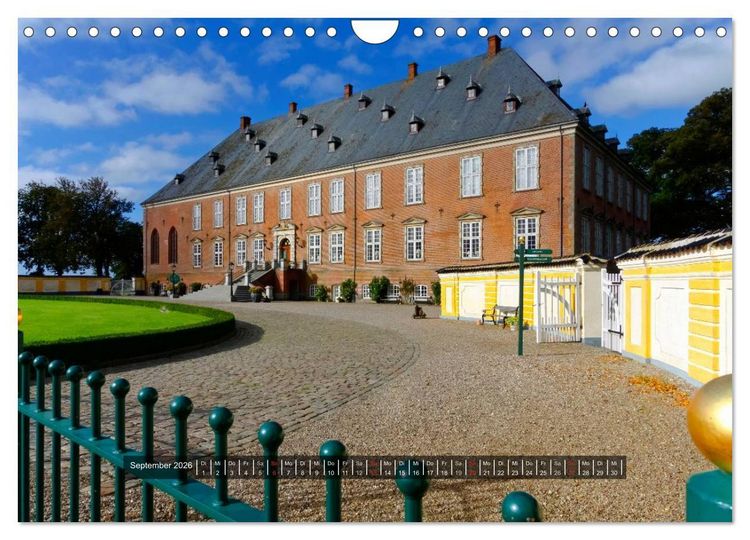 Produktbild: Schl&ouml;sser und Burgen in D&auml;nemark 2026 (Wandkalender 2026 DIN A4 quer), CALVENDO Monatskalender