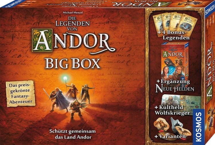 Bild vom Artikel KOSMOS - Die Legenden von Andor - Big Box vom Autor Michael Menzel