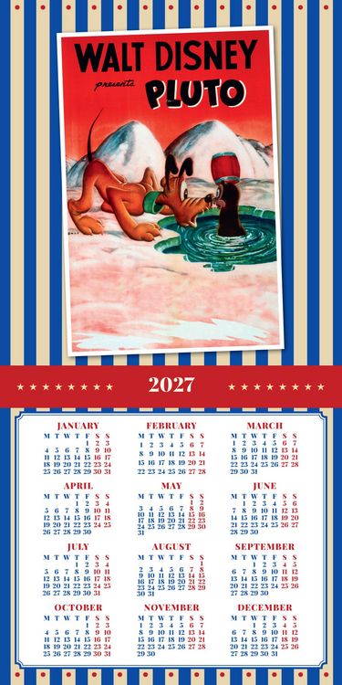 Produktbild: Disney Vintage Posters &ndash; Disney Filmplakate &ndash; Offizieller Kalender 2027 &ndash; Wandkalender
