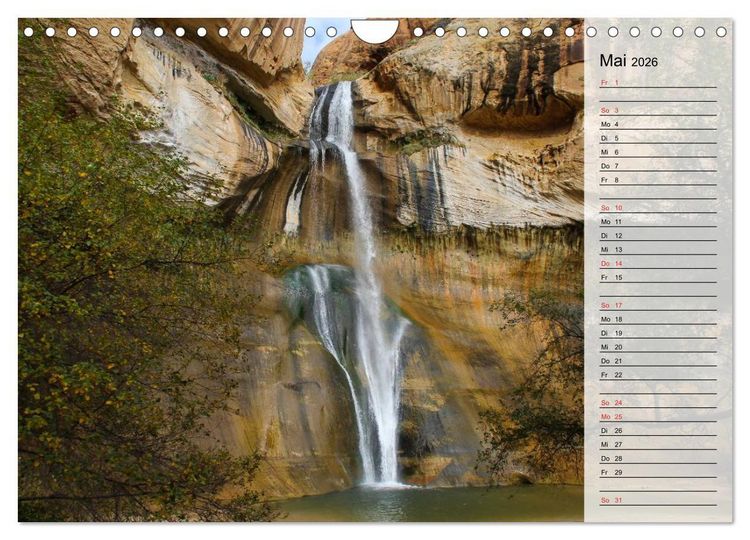 Produktbild: USA 2026 Utah - Sandstein und Canyons (Wandkalender 2026 DIN A4 quer), CALVENDO Monatskalender