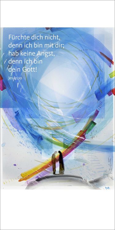 Produktbild: Jahreslosung Eberhard M&uuml;nch 2027, Faltkarten mit Betrachtung (10er-Set)