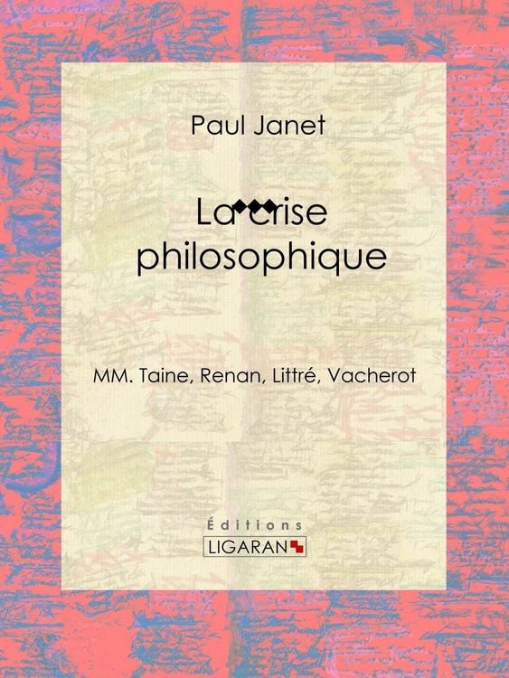 Produktbild: La crise philosophique