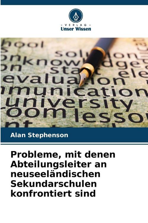 Produktbild: Probleme, mit denen Abteilungsleiter an neuseel&auml;ndischen Sekundarschulen konfrontiert sind