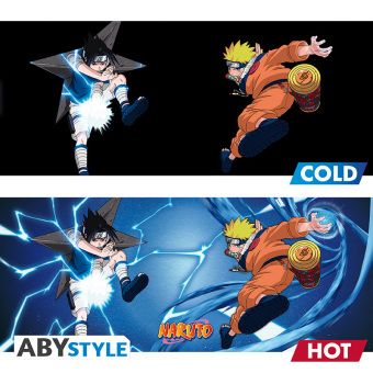 Produktbild: NARUTO - Mug Heat Change - 460 ml- Naruto & Sasuke - cardboard