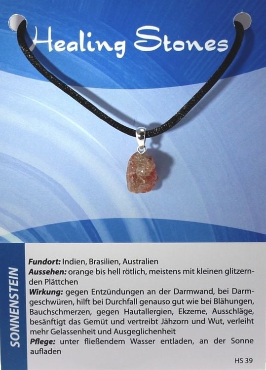 Produktbild: Sonnenstein Maxicard Healing Stones, R143-39