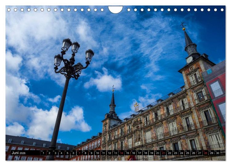 Produktbild: Metropole Madrid (Wandkalender 2026 DIN A4 quer), CALVENDO Monatskalender