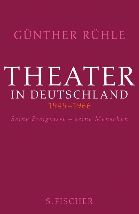 Produktbild: Theater in Deutschland 1946-1966