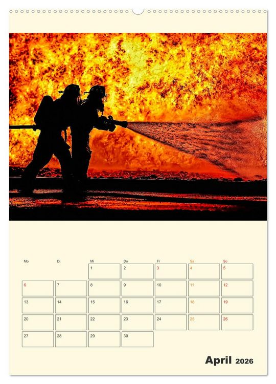 Produktbild: Feuerwehr - der Kalender (Wandkalender 2026 DIN A2 hoch), CALVENDO Monatskalender