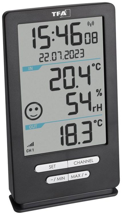 Produktbild: TFA Funk-Thermometer XENA HOME