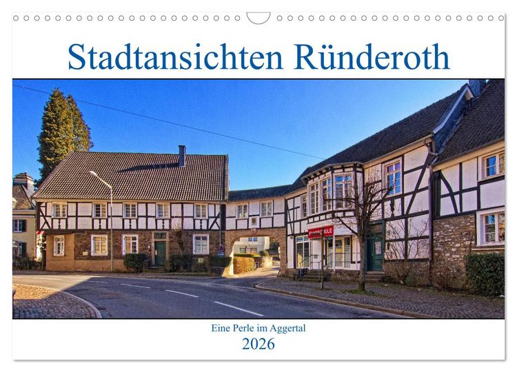 Produktbild: Stadtansichten R&uuml;nderoth (Wandkalender 2026 DIN A3 quer), CALVENDO Monatskalender