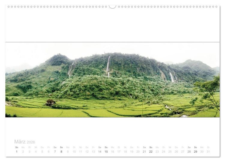 Produktbild: Vietnam Panorama (Wandkalender 2026 DIN A2 quer), CALVENDO Monatskalender