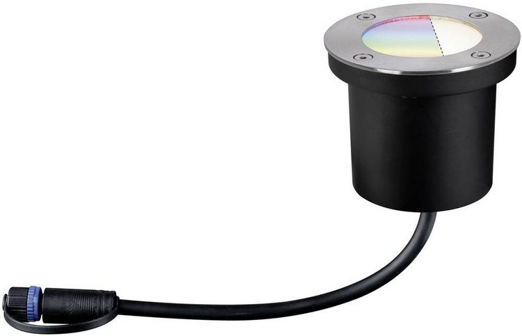 Produktbild: Paulmann Boden Einbauleuchte 94274 Beleuchtungssystem Plug & Shine ZigBee LED 3.6 W Warmwei&szlig; Silber