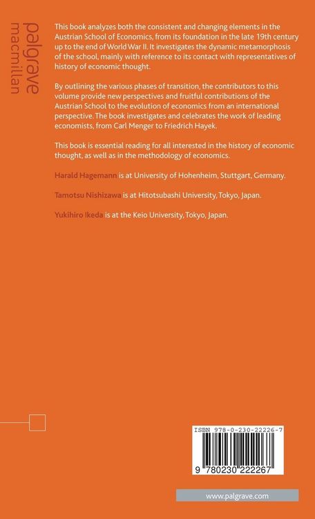 Produktbild: Austrian Economics in Transition