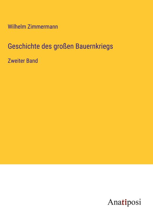 Produktbild: Geschichte des gro&szlig;en Bauernkriegs