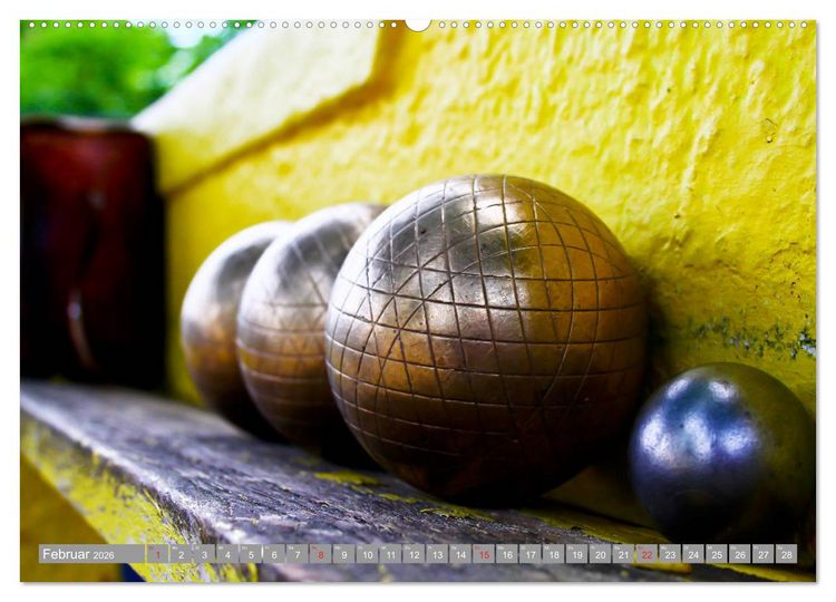 Produktbild: Boule. Konzentration - Sport - Entspannung (hochwertiger Premium Wandkalender 2026 DIN A2 quer), Kunstdruck in Hochglanz