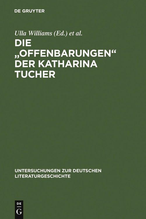 Produktbild: Die "Offenbarungen" der Katharina Tucher