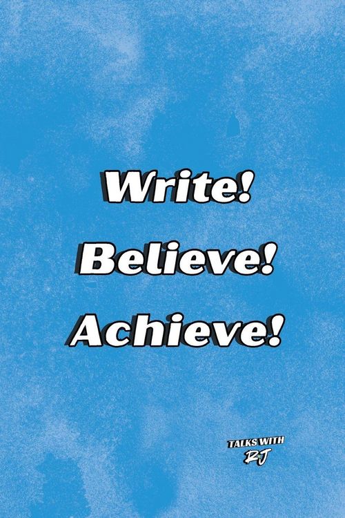 Produktbild: Write! Believe! Achieve!