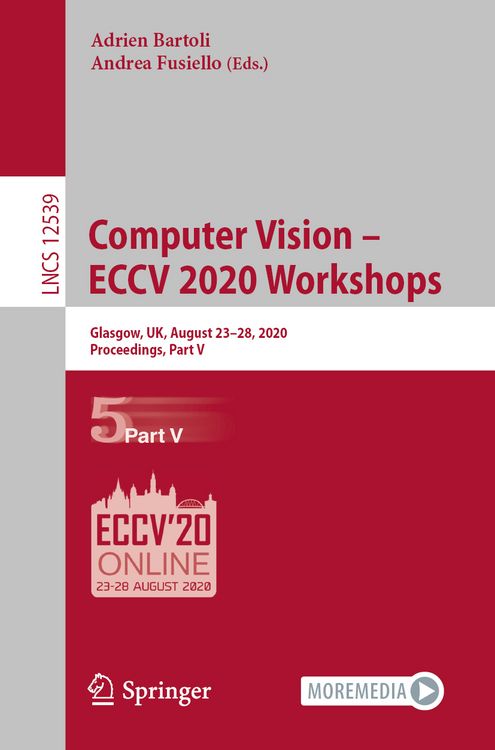 Produktbild: Computer Vision &ndash; ECCV 2020 Workshops