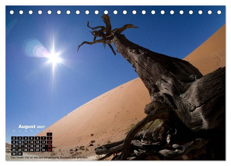 Produktbild: Namibia mal anders (Tischkalender 2027 DIN A5 quer), CALVENDO Monatskalender