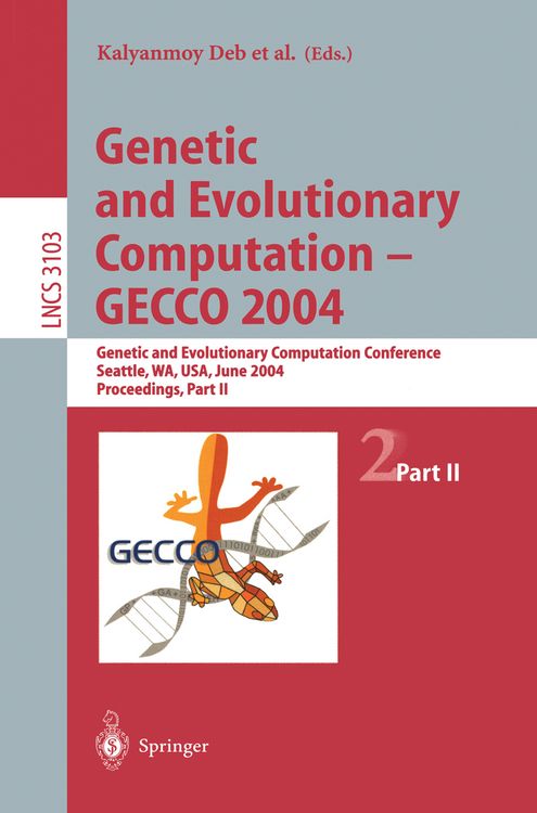 Produktbild: Genetic and Evolutionary Computation &mdash; GECCO 2004