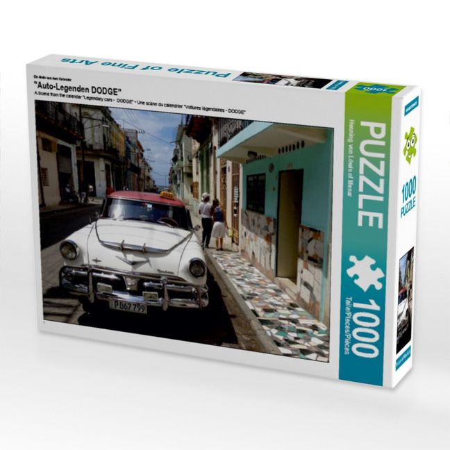 Produktbild: CALVENDO Puzzle Ein Motiv aus dem Kalender "Auto-Legenden DODGE" | 1000 Teile Lege-Gr&ouml;&szlig;e 64x48cm Foto-Puzzle f&uuml;r gl&uuml;ckliche Stunden