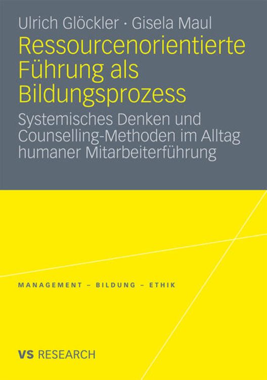 Produktbild: Ressourcenorientierte F&uuml;hrung als Bildungsprozess