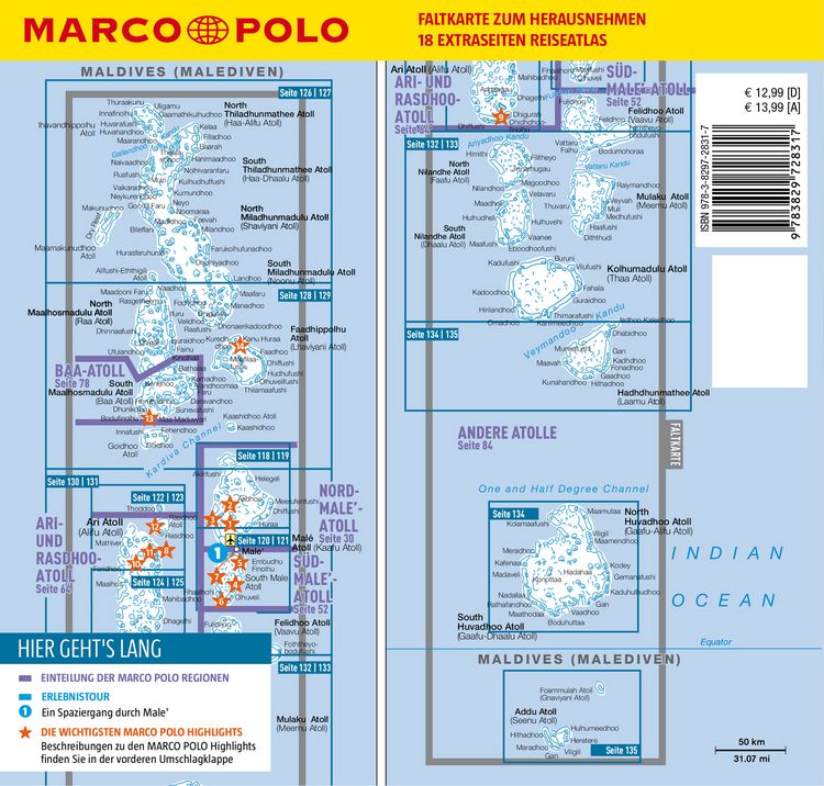 Produktbild: MARCO POLO Reisef&uuml;hrer Malediven