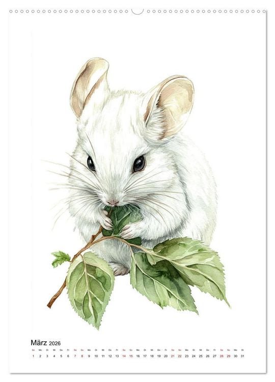 Produktbild: Waurick, K: Knuddlige Chinchillas (hochwertiger Premium Wand