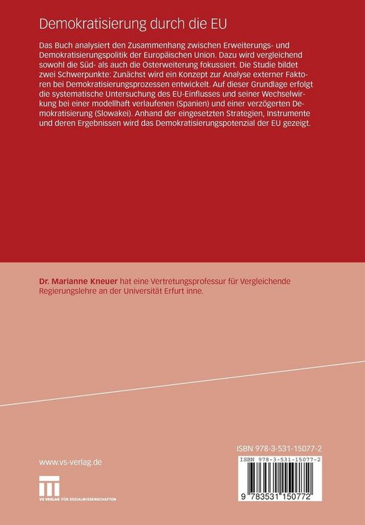 Produktbild: Demokratisierung durch die EU