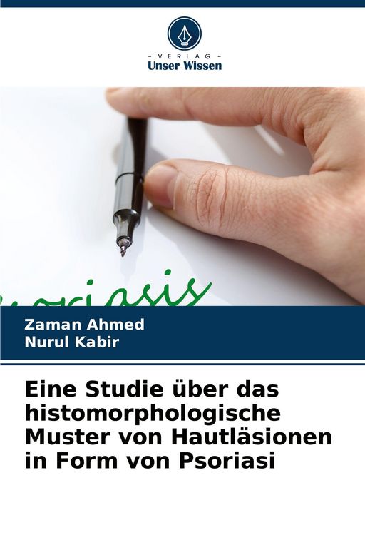 Produktbild: Eine Studie &uuml;ber das histomorphologische Muster von Hautl&auml;sionen in Form von Psoriasi