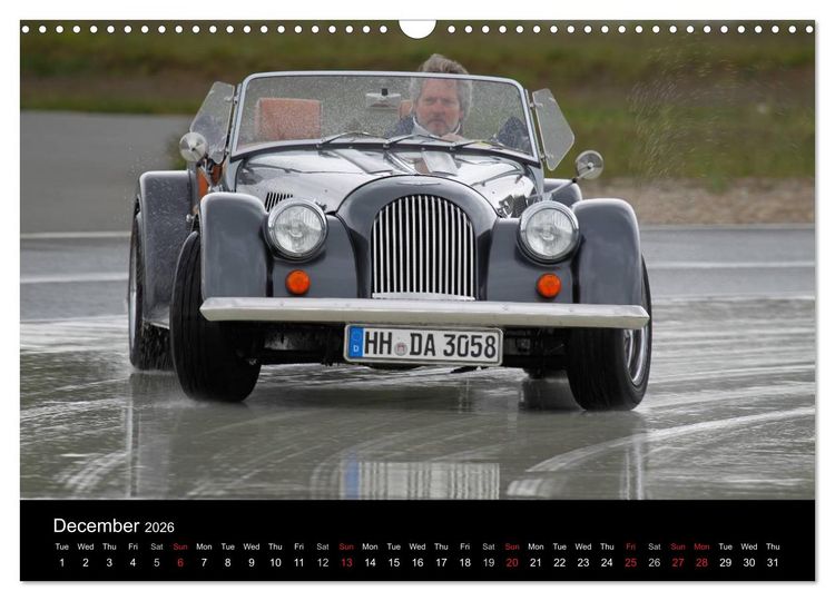 Produktbild: Morgan, the last real sports car (Wall Calendar 2026 DIN A3 landscape), CALVENDO 12 Month Wall Calendar