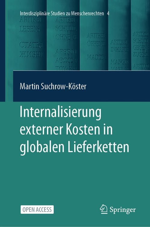 Produktbild: Internalisierung externer Kosten in globalen Lieferketten