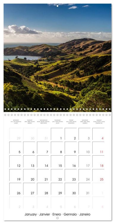 Produktbild: Adventure in Paradise &ndash; New Zealand&rsquo;s North Island (Wall Calendar 2026 12 &times; 12 Inch) CALVENDO 12 Month Wall Calendar