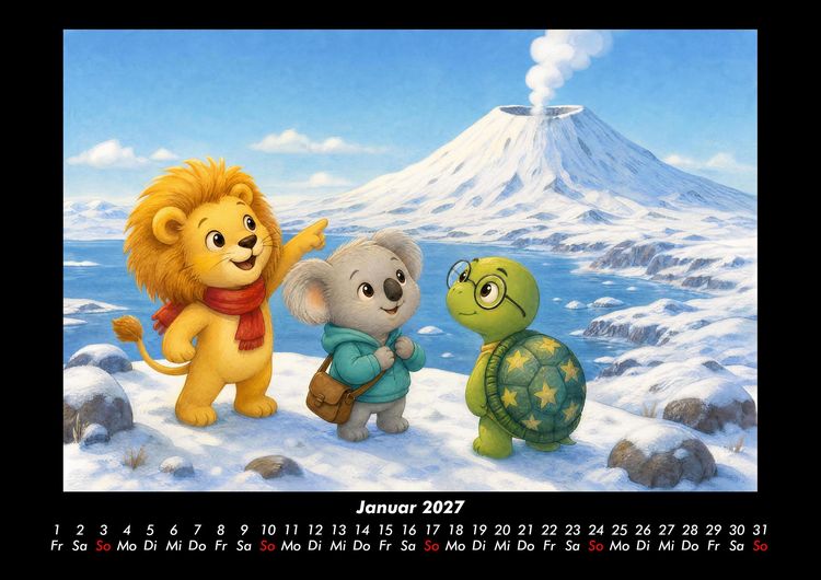 Produktbild: Vulkane der Welt - Ein Jahr voller Abenteuer 2027 Fotokalender DIN A3