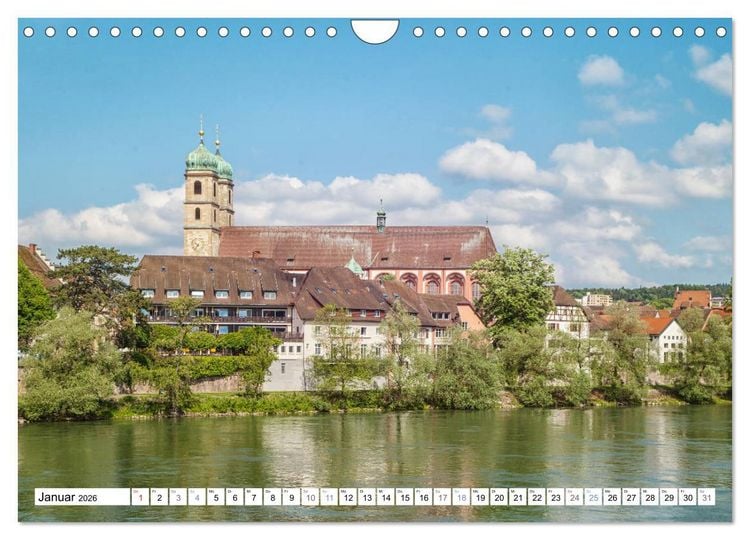 Produktbild: Bad S&auml;ckingen - St&auml;dtle am Hochrhein (Wandkalender 2026 DIN A4 quer), CALVENDO Monatskalender